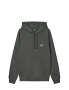 Standard Hoodie Logo Sweat Tops Sweat-shirts & Hoodies Hoodies Grey Ma...