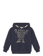 Sweatshirt Ls Tops Sweat-shirts & Hoodies Hoodies Navy Minymo