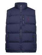 Quilted Down Vest Toppaliivi Navy Ralph Lauren Kids