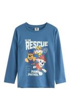 Paw Patrol Long-Sleeved Top Tops T-shirts Long-sleeved T-shirts Blue L...