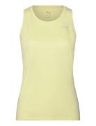 W Run Velocity Tank Sport T-shirts & Tops Sleeveless Yellow PUMA