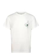 Sdrae Tops T-shirts Short-sleeved White Solid