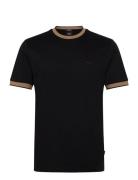 H-Tessler 200 Tops T-shirts Short-sleeved Black BOSS
