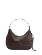 Potenza Walnut/Contrast Stitch Grained Calf Bags Top Handle Bags Brown...