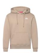 Basic Hoodie Sl Tops Sweat-shirts & Hoodies Hoodies Beige Alpha Indust...