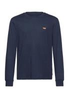 Ls-L/S Tee Tops Sweat-shirts & Hoodies Sweat-shirts Navy Levi's
