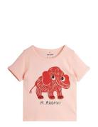 Mammoth Regular Sp Ss Tee Tops T-shirts Short-sleeved Pink Mini Rodini