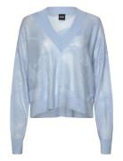 Fenarte Tops Knitwear Jumpers Blue BOSS