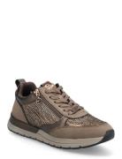 Women Lace-Up Matalavartiset Sneakerit Tennarit Beige Tamaris