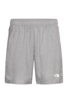 M 24/7 7In Short Sport Shorts Sport Shorts Grey The North Face