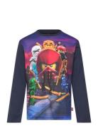 Lwtaffy 613 - T-Shirt L/S Tops T-shirts Long-sleeved T-shirts Navy LEG...