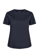 Team Logo Tee Sport T-shirts & Tops Short-sleeved Navy Röhnisch
