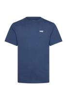 Left Chest Tee Sport T-shirts Short-sleeved Navy VANS
