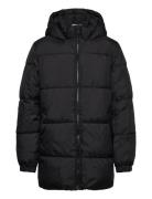 Long Coat With Padded Lining Toppatakki Black Mango