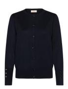 Fqkatie-Cardigan Tops Knitwear Cardigans Navy FREE/QUENT