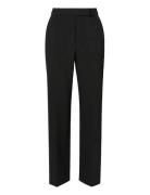 Betty High Rise Straight Pants Bottoms Trousers Straight Leg Black Mal...