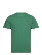 Lse_Orig Hm Vneck Deep Grass G Tops T-shirts Short-sleeved Green Levi'...