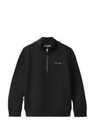 Chest Inst. Logo Half Zip Tops Sweat-shirts & Hoodies Sweat-shirts Bla...