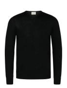 Bs Uranus Regular Fit Knitwear Tops Knitwear Round Necks Black Bruun &...