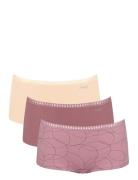 Sloggi Go Crush Short C3P Hipsterit Alushousut Alusvaatteet Pink Slogg...