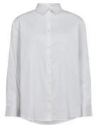Bs Karita Regular Fit Shirt Tops Shirts Long-sleeved White Bruun & Ste...