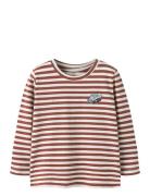 Nmmnitu Ls Top Pb Tops T-shirts Long-sleeved T-shirts Brown Name It