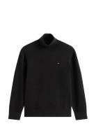 Cotton Turtle Neck Sweater Tops Knitwear Pullovers Black Tommy Hilfige...