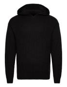 Jjpannel Knit Hoodie Tops Sweat-shirts & Hoodies Hoodies Black Jack & ...
