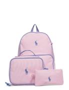 Bk-Backpack Accessories Bags Backpacks Pink Ralph Lauren Kids