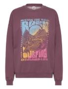 Lineup Over D Crew Sport Sweat-shirts & Hoodies Sweat-shirts Burgundy ...