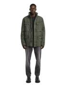 Rovic Padded Field Jkt Vuorillinen Takki Topattu Takki Green G-Star RA...
