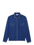 Valles Birds Tops Shirts Long-sleeved Blue Maison Labiche Paris