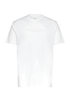 T-Shirt Tops T-shirts Short-sleeved White Armani Exchange