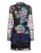  Lacroix Lyhyt Mekko Black Desigual