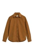 Reg Cord Shirt Tops Shirts Long-sleeved Beige GANT