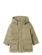 Nmmlamedow03 Puffer Long Jkt Fo Lil Toppatakki Green Lil'Atelier