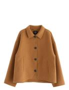 Jacka I Ullblandning Villakangastakki Beige Lindex
