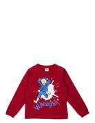 Whoops Collegetröja Tops Sweat-shirts & Hoodies Sweat-shirts Red Emil ...