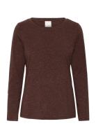 Ihrebel Ls Tops T-shirts & Tops Long-sleeved Brown ICHI