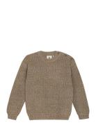 Pullover Knit Tops Knitwear Pullovers Khaki Green En Fant