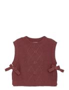 Slipover Knit Tops Knitwear Pullovers Purple En Fant