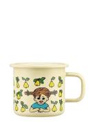 Pippi Enamel Mug Fruits 3,7D Home Tableware Cups & Mugs Coffee Cups Ye...