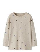 Nmfnutti Ls Top Noos Tops T-shirts Long-sleeved T-shirts Beige Name It