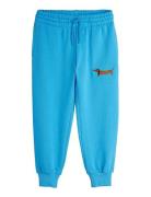 Dog Emb Sweatpants Bottoms Sweatpants Blue Mini Rodini