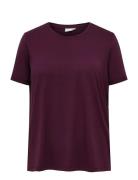 Carmoster S/S Fold Up Top Jrs Noos Tops T-shirts & Tops Short-sleeved ...