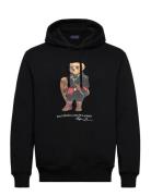 Polo Bear Fleece Hoodie Tops Sweat-shirts & Hoodies Hoodies Black Polo...