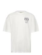 Halo Graphic Boxy T-Shirt Tops T-shirts Short-sleeved White HALO