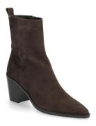Booties Shoes Boots Ankle Boots Ankle Boots With Heel Brown Billi Bi