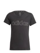 Adidas Essentials T-Shirt Sport T-shirts Short-sleeved Black Adidas Sp...