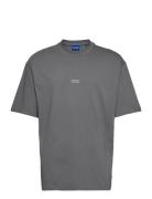 Nalono Tops T-shirts Short-sleeved Grey HUGO BLUE